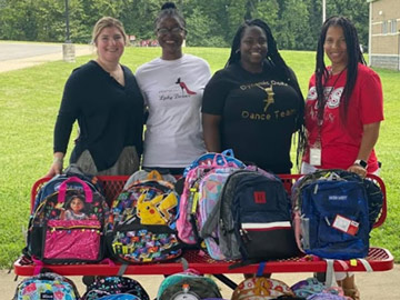 August: Backpack Donation